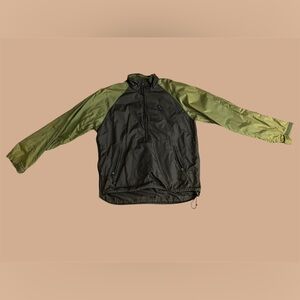 GAP Men’s Olive and Black Windbreaker Jacket, Vintage 90s Style, Lightweight
